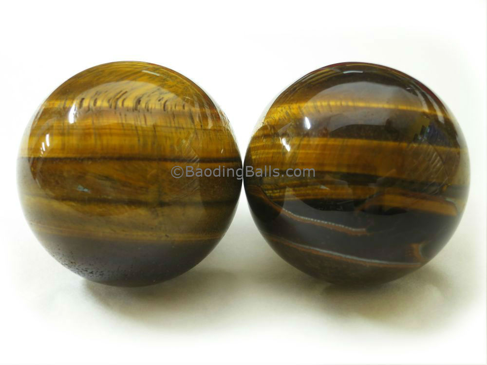 Tiger Eye Baoding Balls