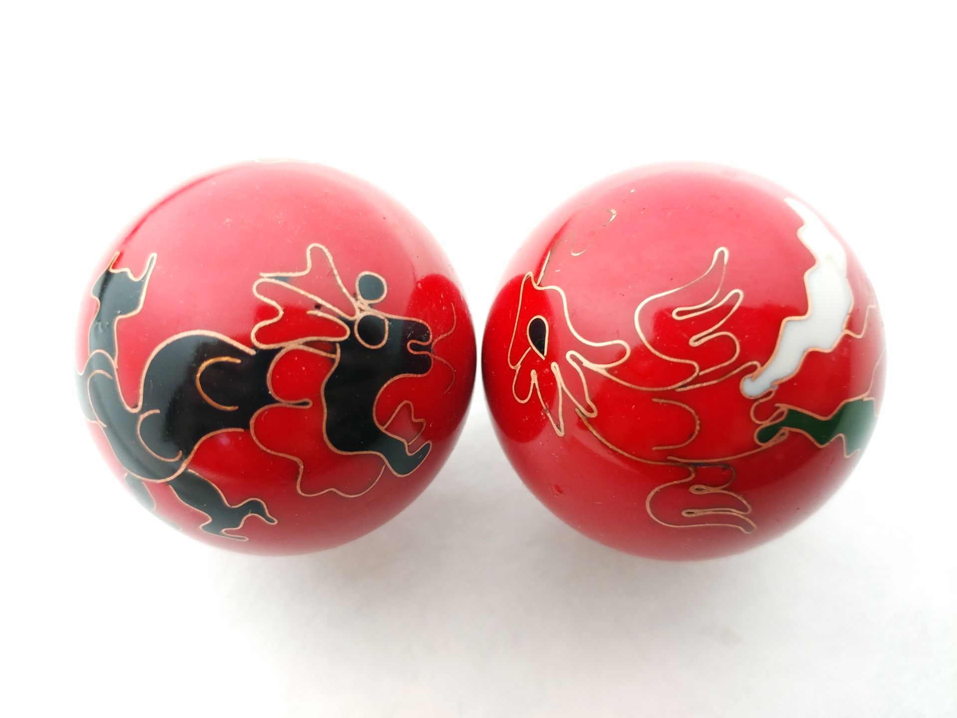 Dragon and Phoenix Baoding Balls