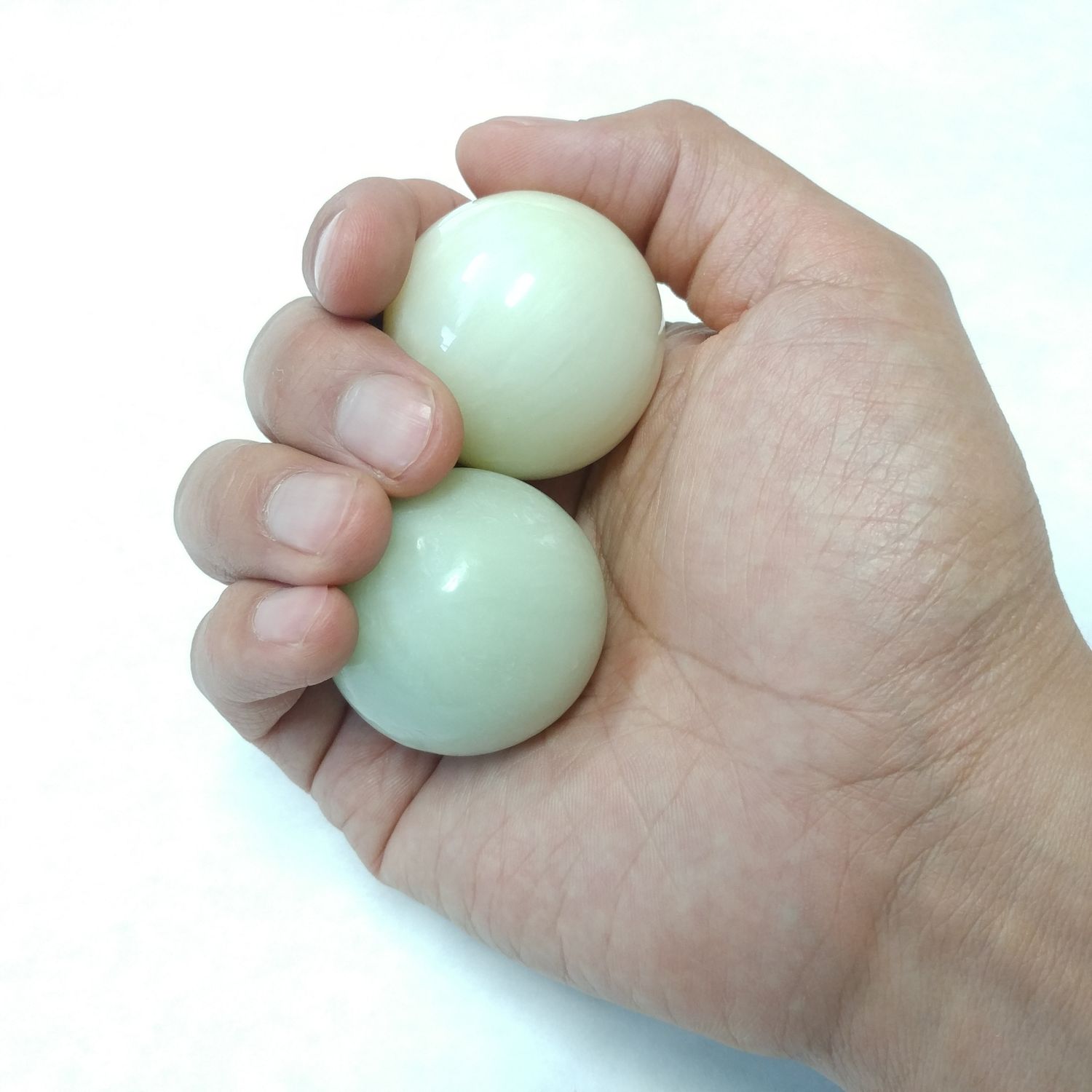 Green Jade Baoding Balls