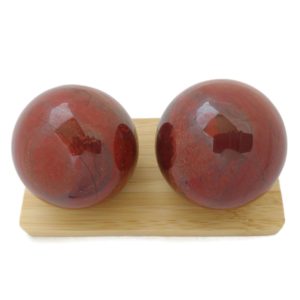Snakeskin Jasper Baoding Balls