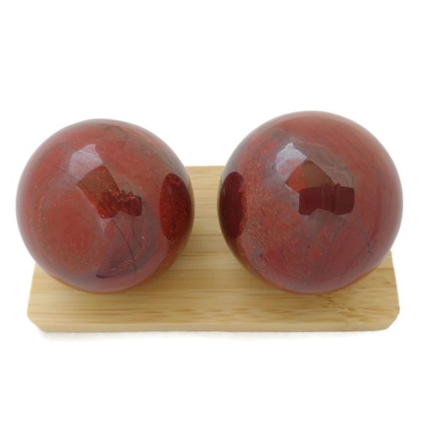 Snakeskin Jasper Baoding Balls