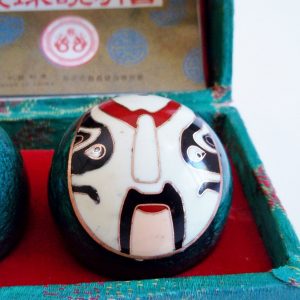 Vintage baoding balls of masks