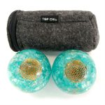 Aquamarine Orgonite Baoding Balls