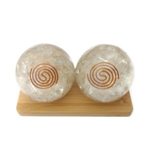 Quartz Orgonite Baoding Balls