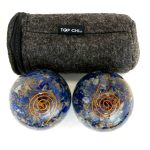 Lapis Lazuli Orgonite Baoding Balls