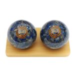 Lapis Lazuli Orgonite Baoding Balls