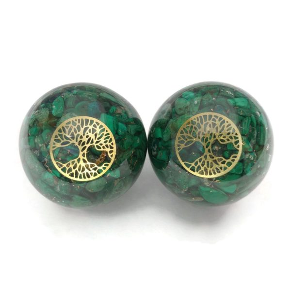 Malachite Baoding Balls
