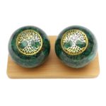 Malachite Orgonite Baoding Balls