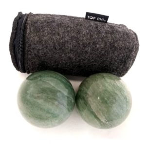 India Jade baoding balls with carry bag