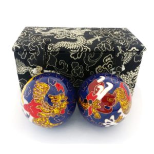 Premium dragon and phoenix with brocade box