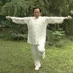 Man doing tai chi with baoding balls