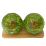 Peridot Quartz Orgonite Baoding Balls