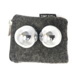 1" Chrome Chiming Pocket Sized Baoding Balls